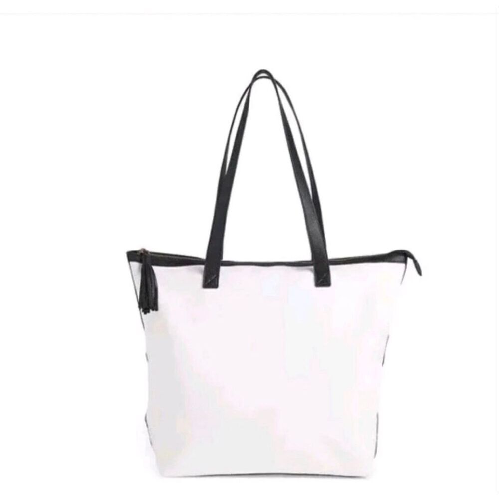 NWT Walter Baker X Curateur Natural White & Black Carly Bag